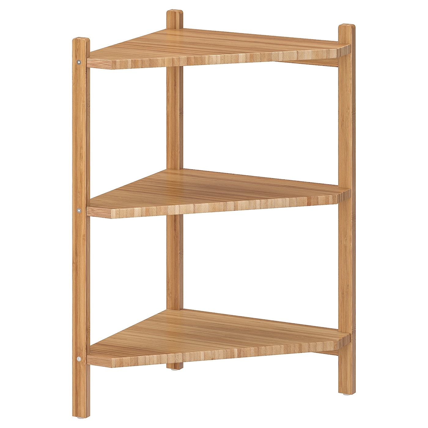 IKEA RÅGRUND regał narożny pod umywalkę, bambus, 34x60 cm