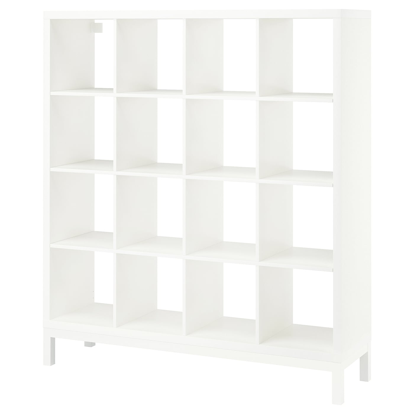 IKEA KALLAX regał z ramą nośną, biały/biały, 147x164 cm