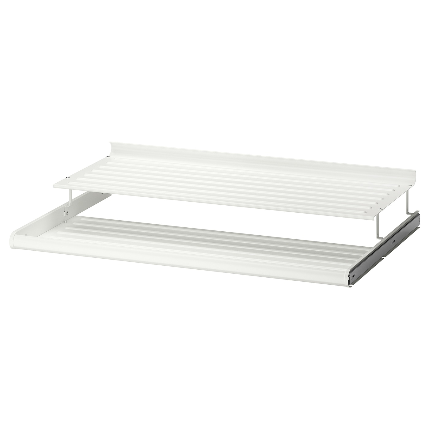 IKEA KOMPLEMENT wysuwana półka na buty, biały, 100x58 cm