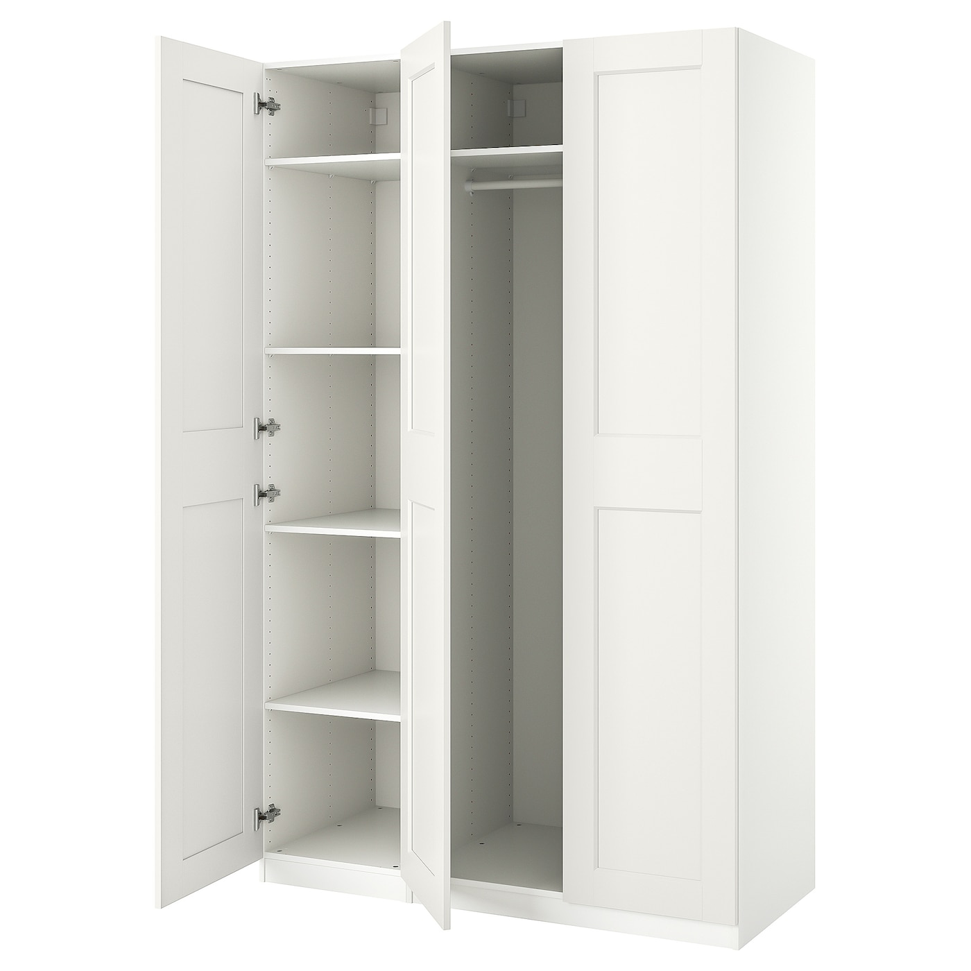IKEA PAX / GRIMO kombinacja szafy, biały/biały, 150x60x236 cm