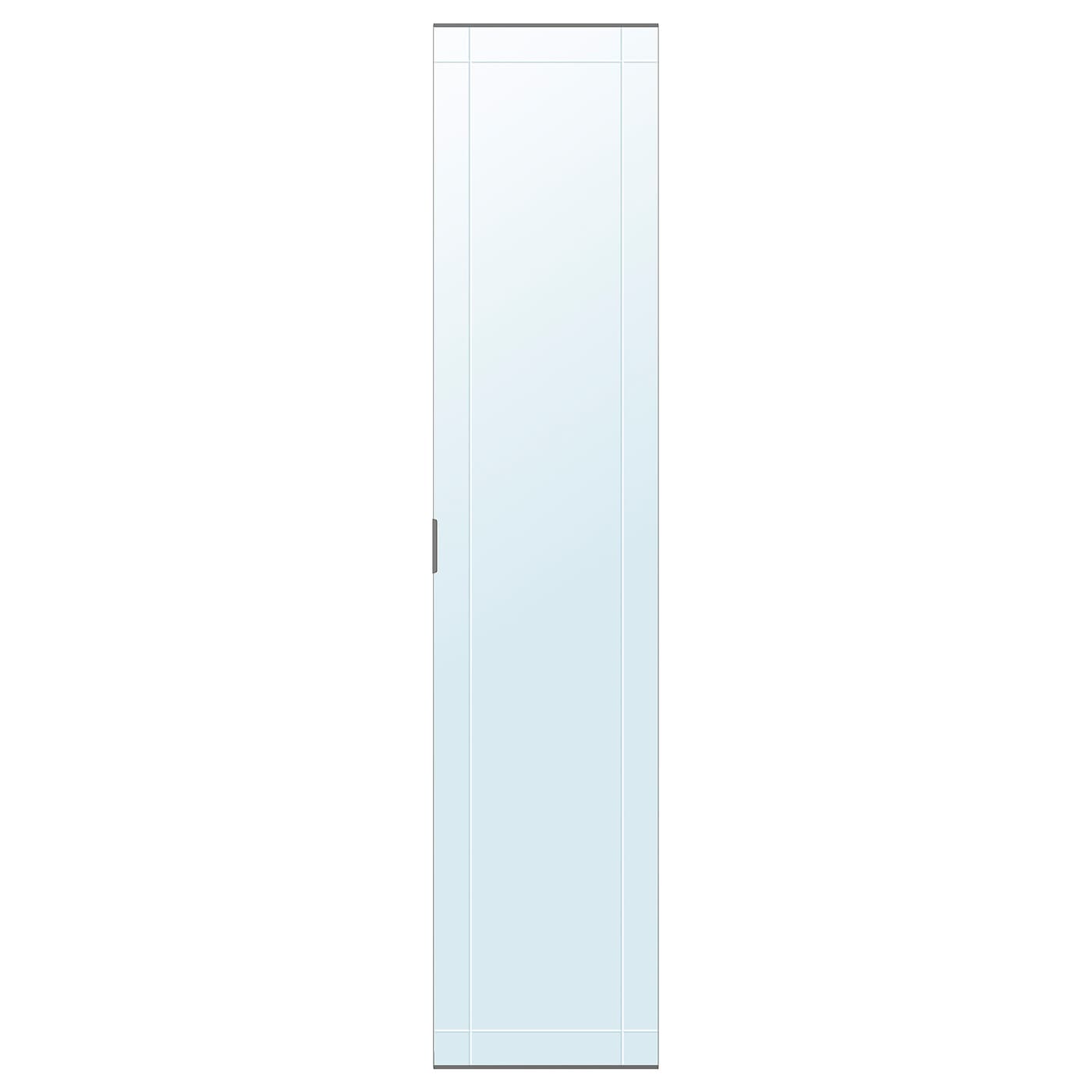 IKEA KAMMARTORP drzwi lustrzane, szary, 50x229 cm