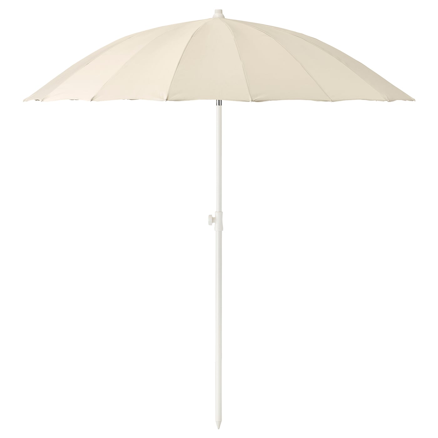IKEA SAMSÖ parasol, z nachyleniem/beżowy, 200 cm