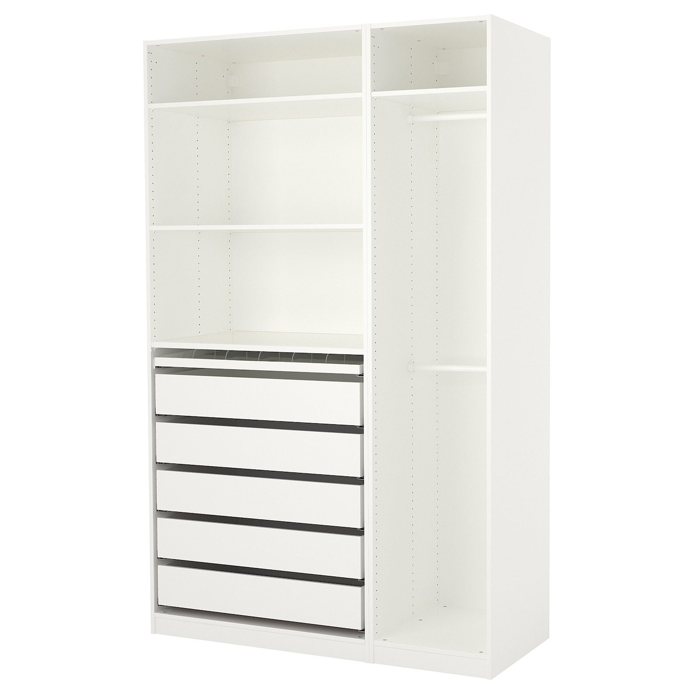 IKEA PAX szafa, biały, 150x58x236 cm