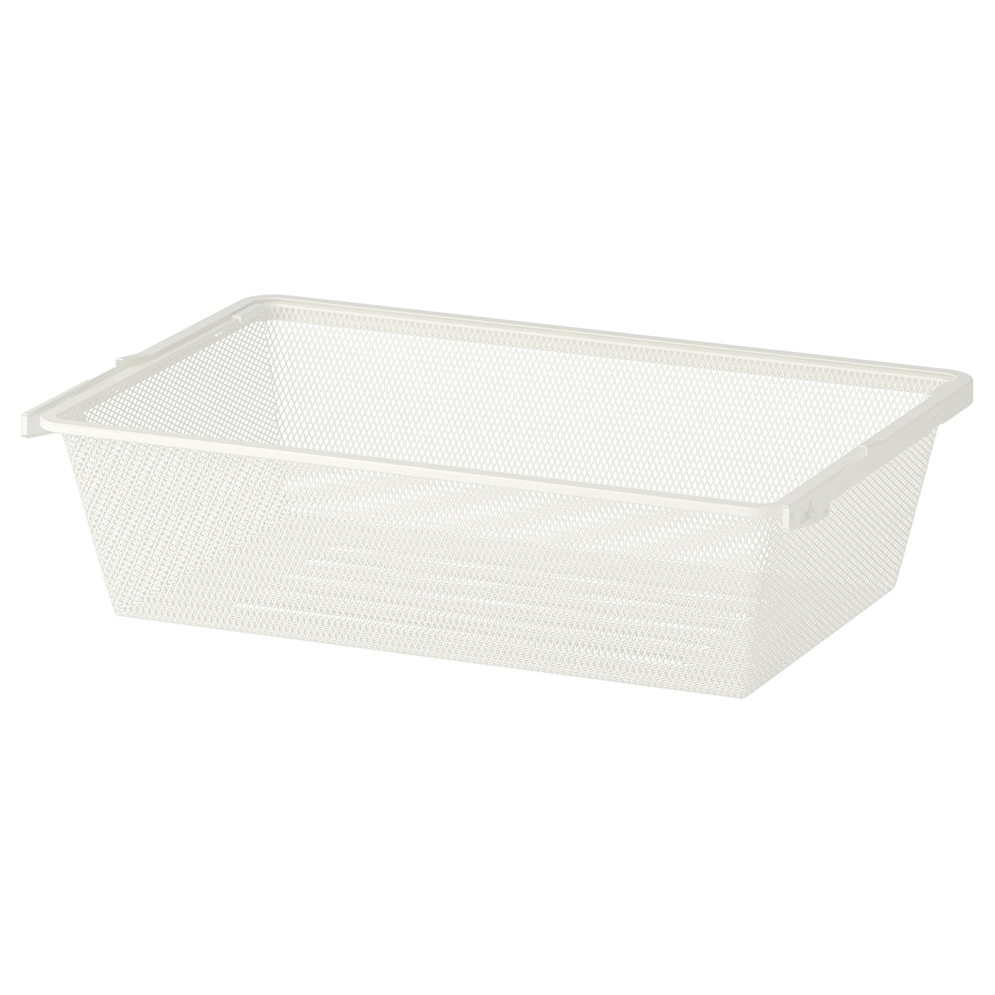 IKEA BOAXEL kosz druciany, biały, 60x40x15 cm