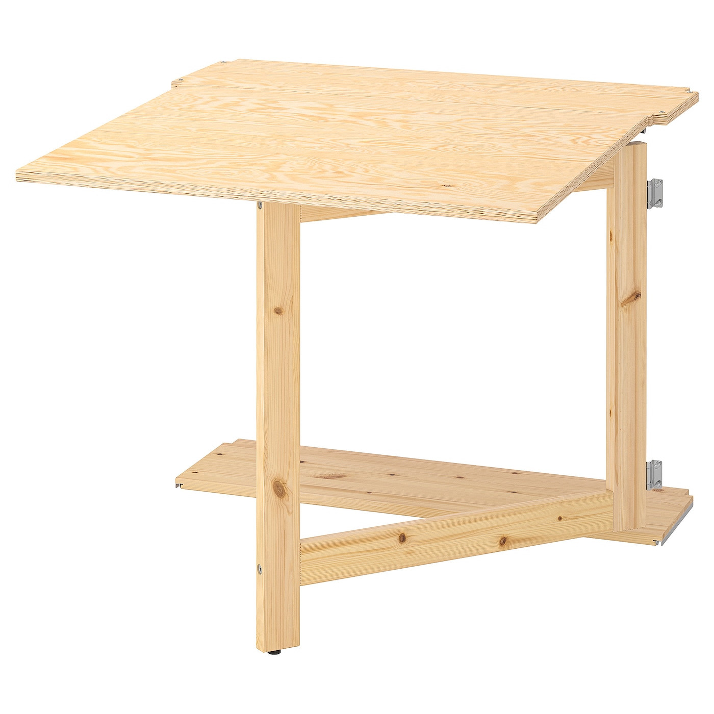 IKEA IVAR stół składany, sosna, 80x30-91 cm