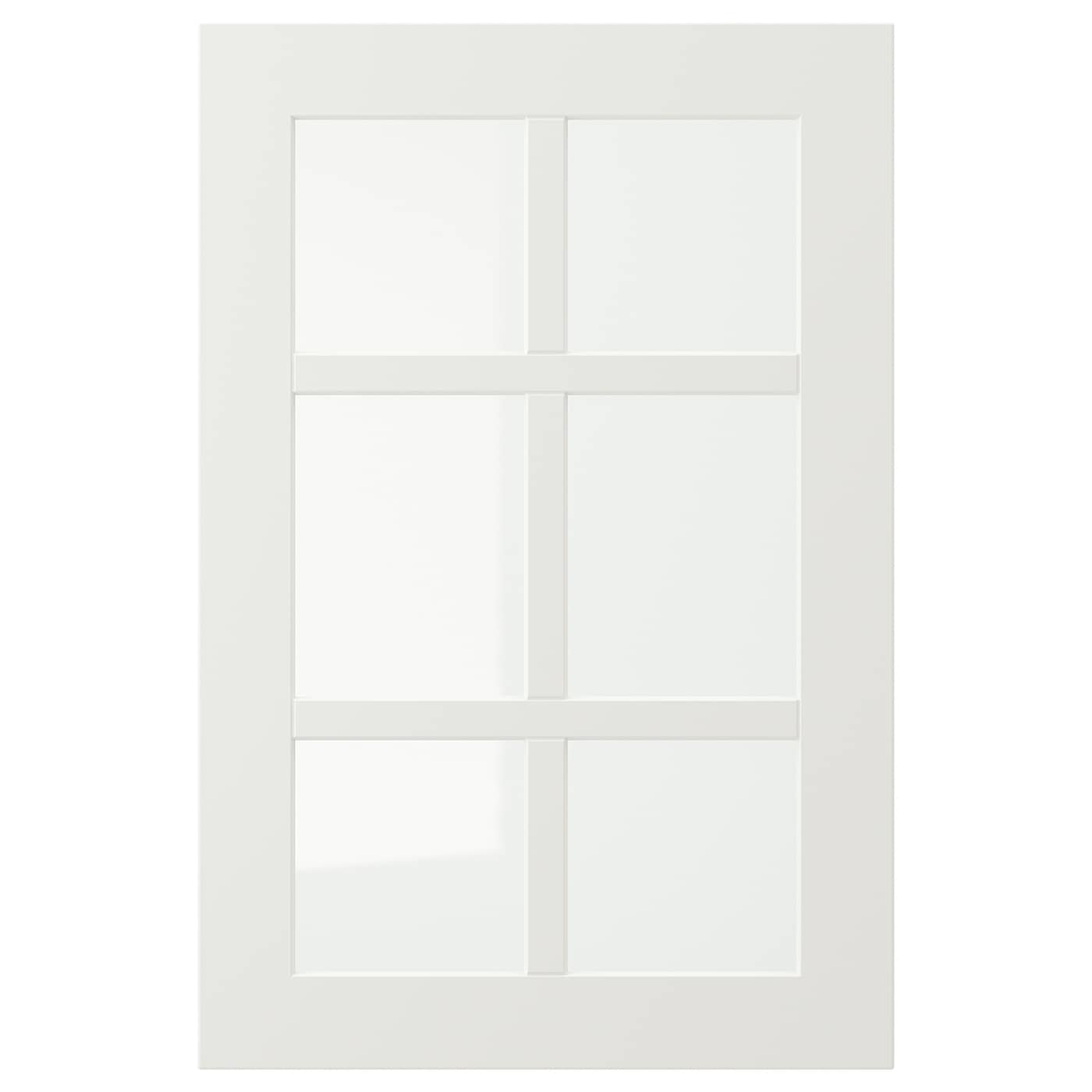 IKEA STENSUND drzwi szklane, biały, 40x60 cm