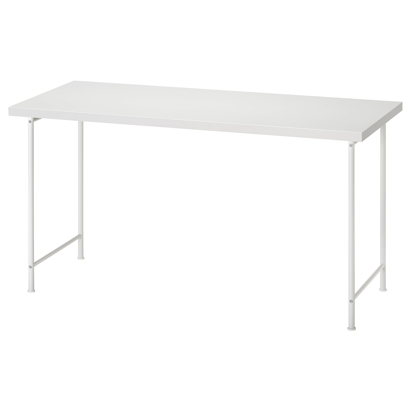 IKEA LAGKAPTEN / SPÄND biurko, biały, 140x60 cm