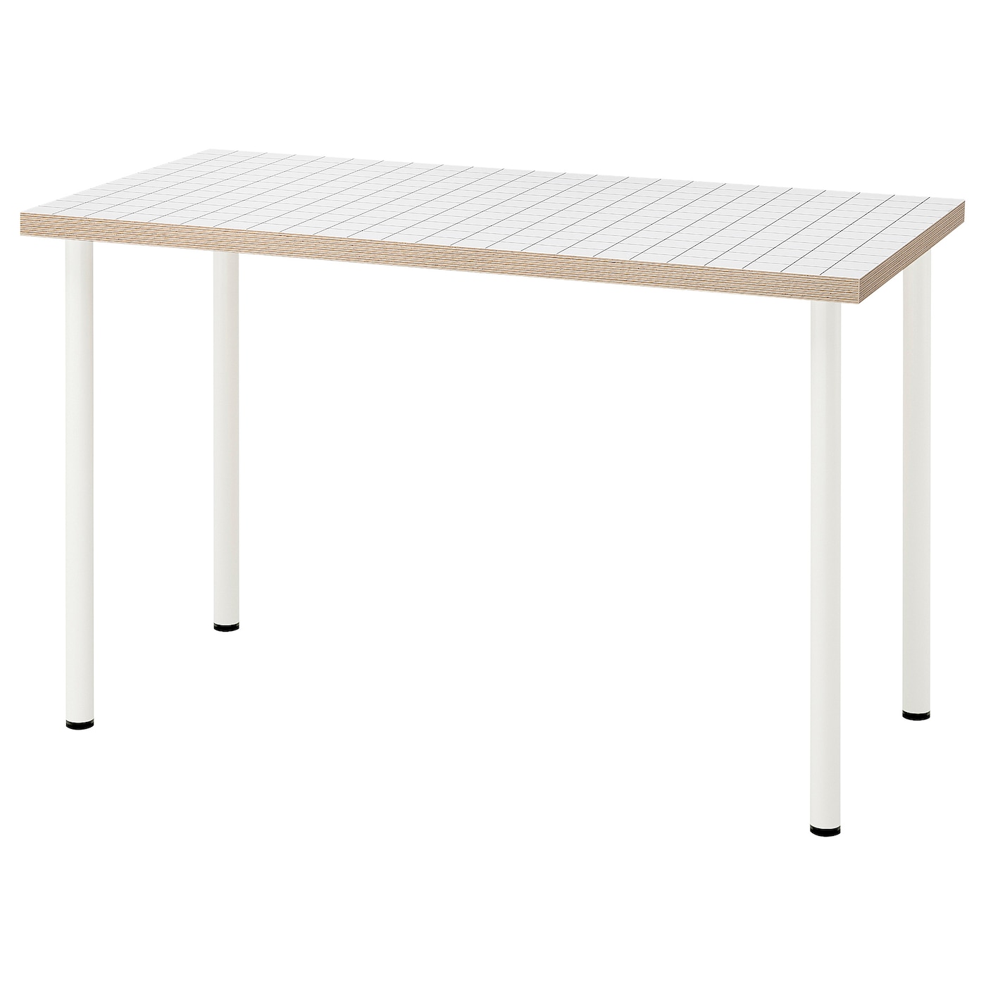 IKEA LAGKAPTEN / ADILS biurko, biały antracyt/biały, 120x60 cm