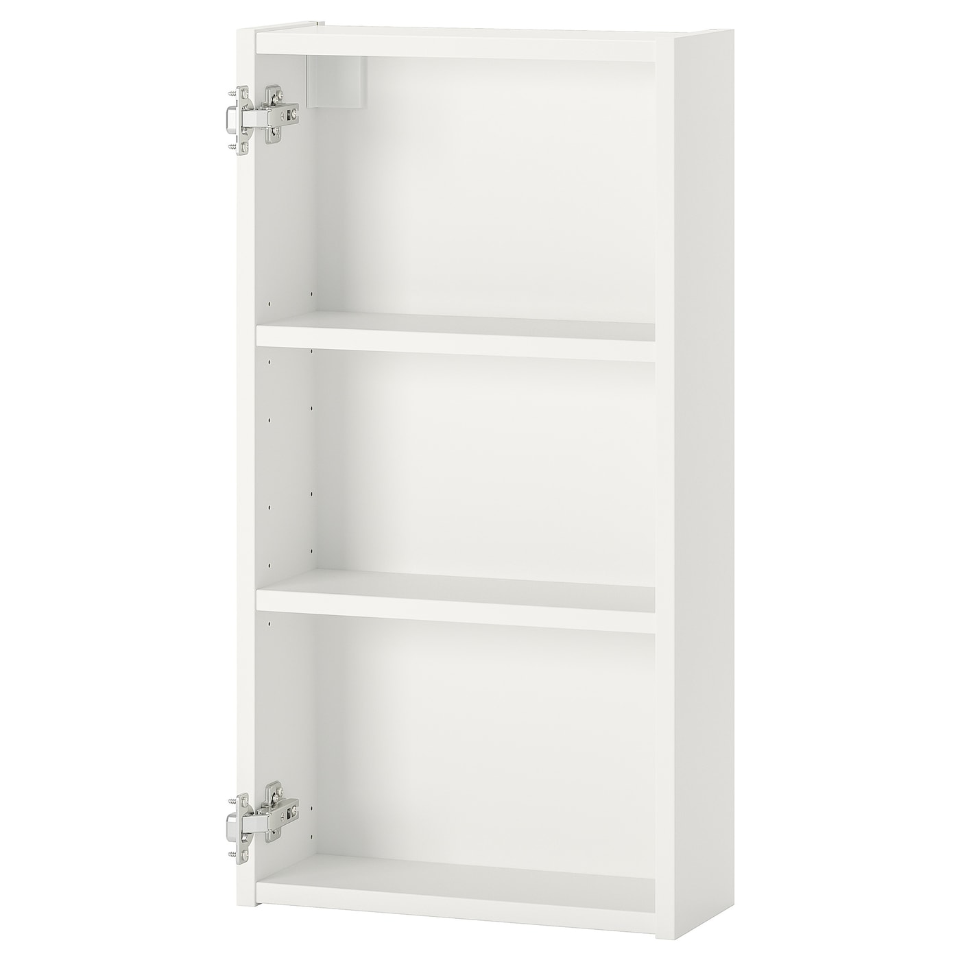 IKEA ENHET szafka wisząca z 2 półkami, biały, 40x15x75 cm