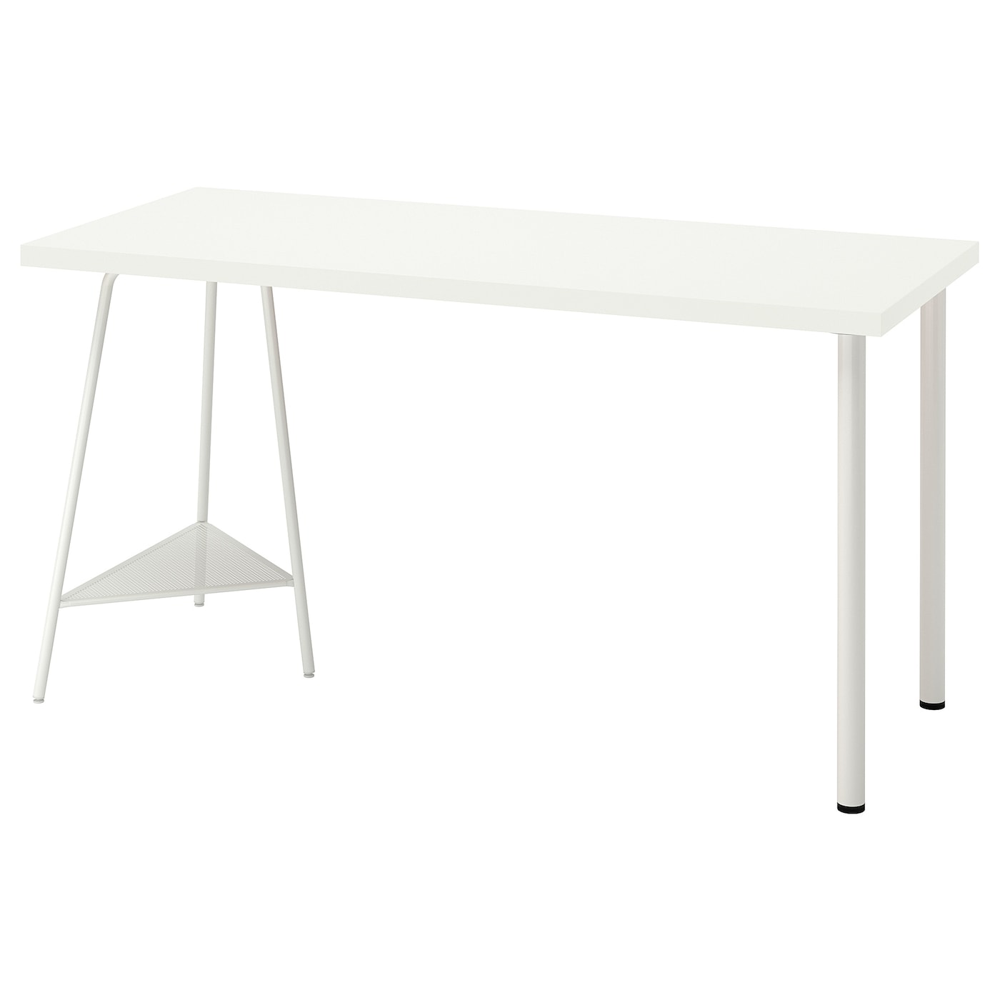 IKEA LAGKAPTEN / TILLSLAG biurko, biały, 140x60 cm