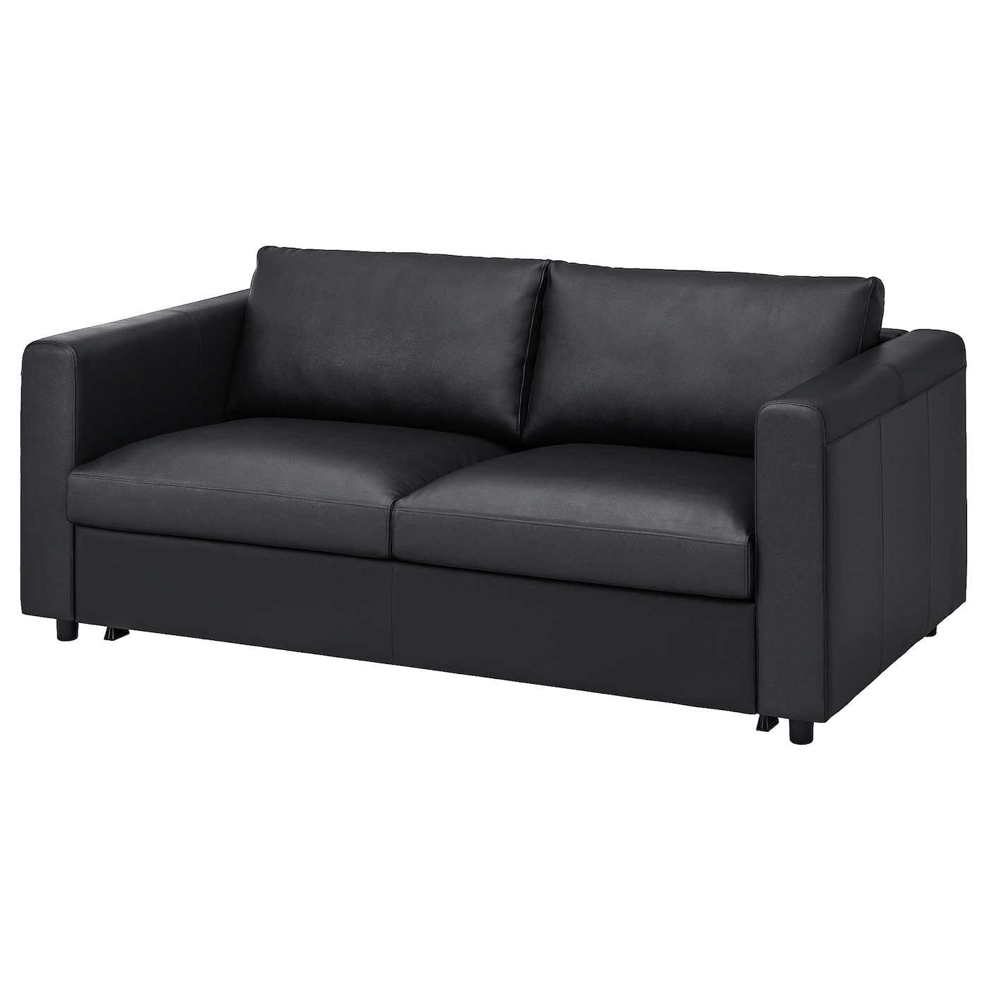 IKEA VIMLE sofa 2-osobowa, rozkładana, Grann/Bomstad czarny, Wysokość łóżka: 53 cm