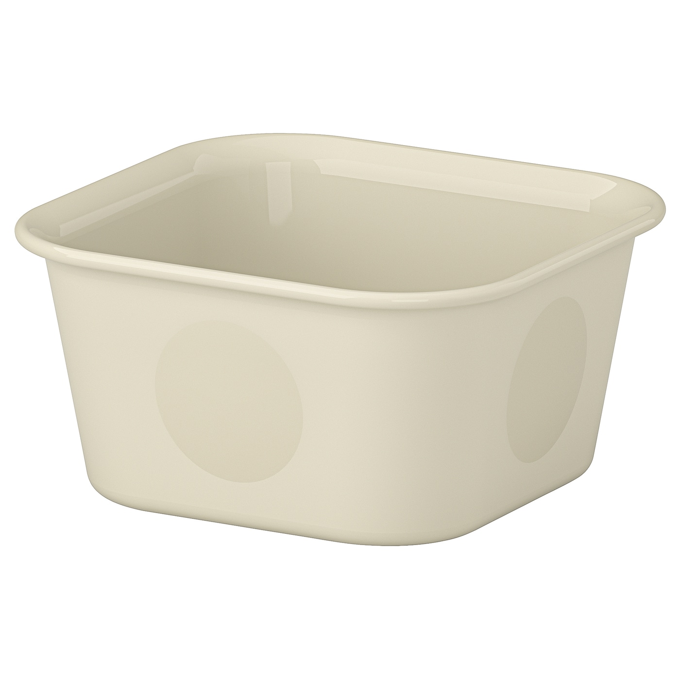 IKEA NOJIG organizer, plastik/beżowy, 10x10x5 cm