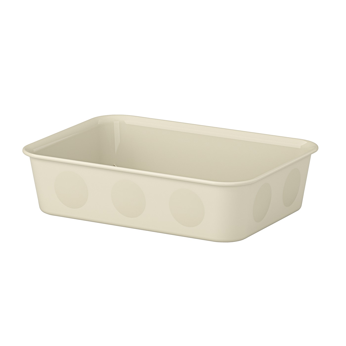 IKEA NOJIG organizer, plastik/beżowy, 15x20x5 cm