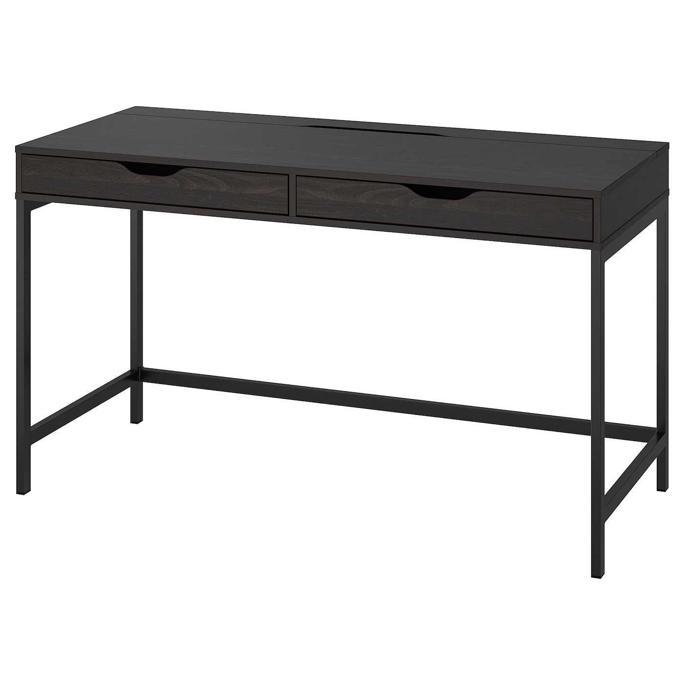 IKEA ALEX biurko, czarnybrąz, 132x58 cm