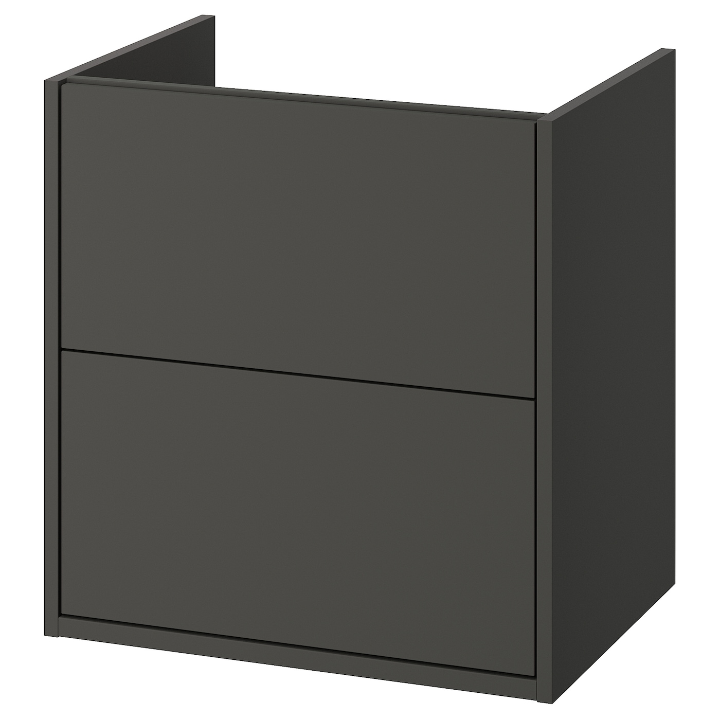 IKEA HAVBÄCK szafka umywalkowa z szufladami, ciemnoszary, 60x48x63 cm