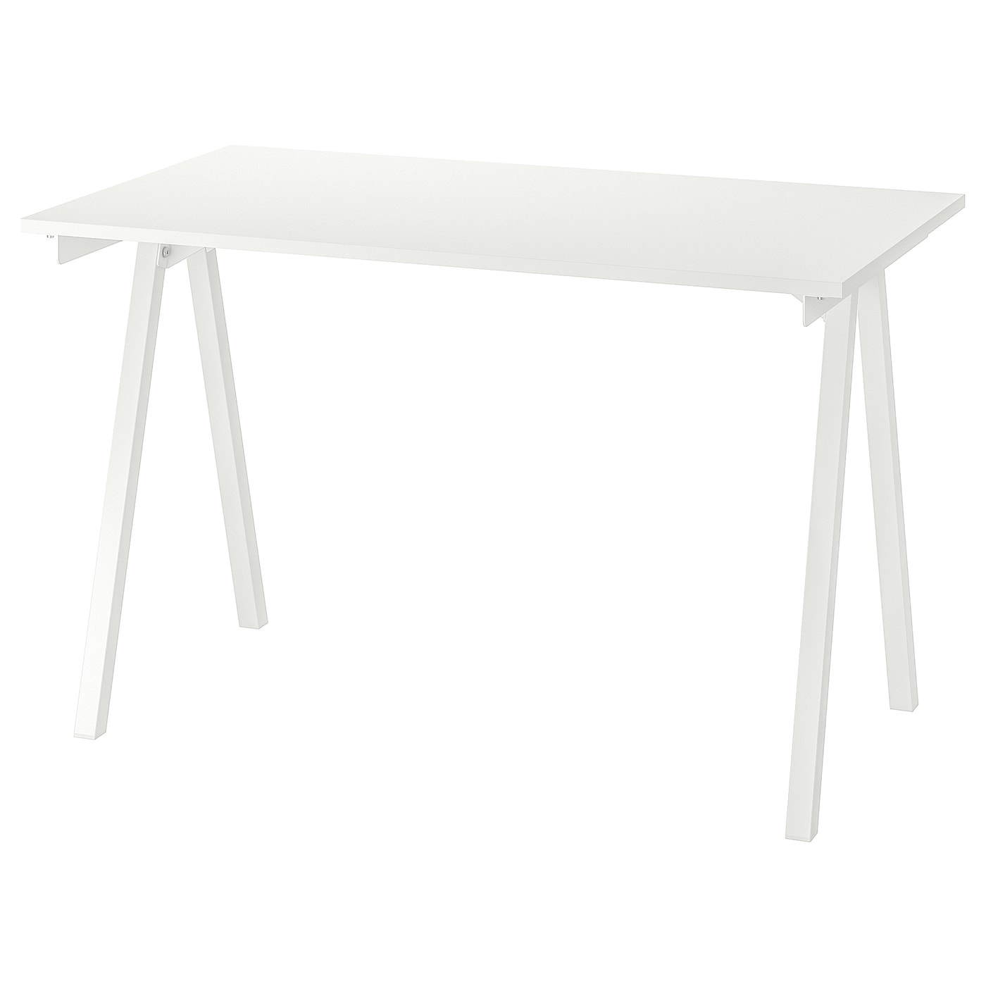 IKEA TROTTEN biurko, biały, 120x70 cm