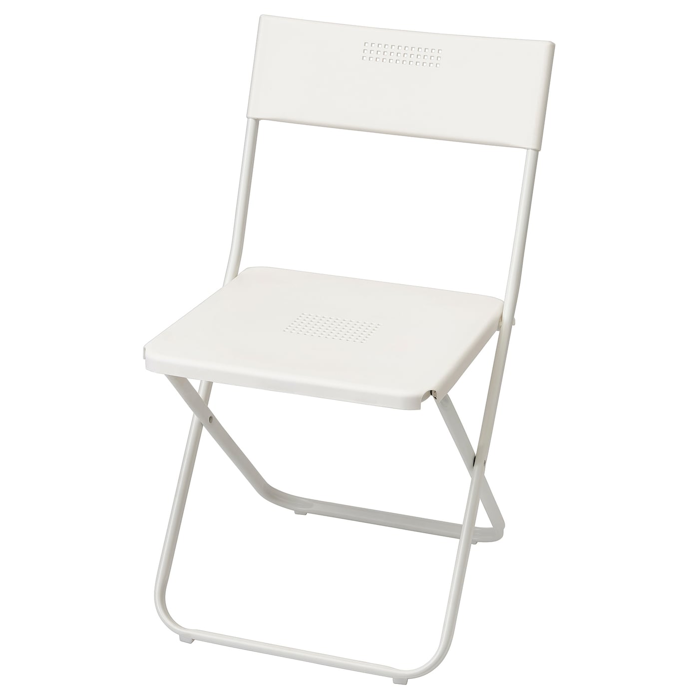 IKEA FEJAN krzesło, ogrodowe, składany biały, Przetestowano dla: 100 kg