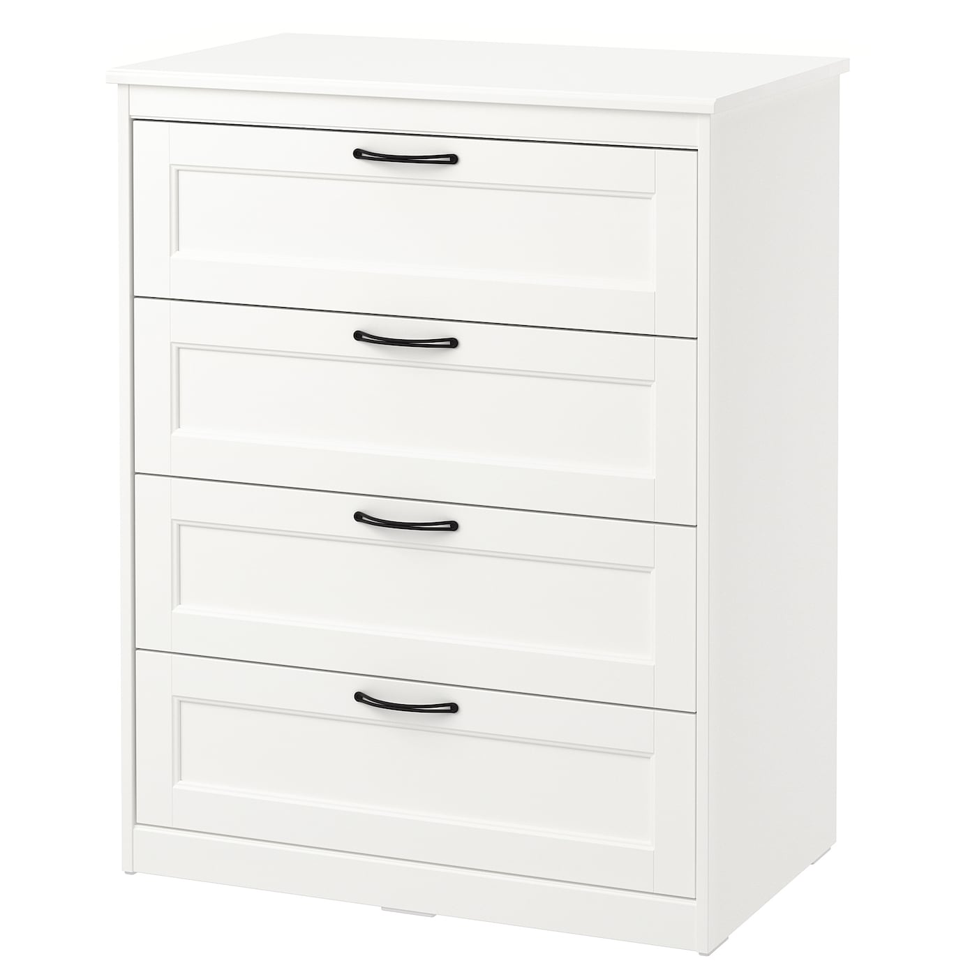 IKEA SONGESAND komoda, 4 szuflady, biały, 82x104 cm