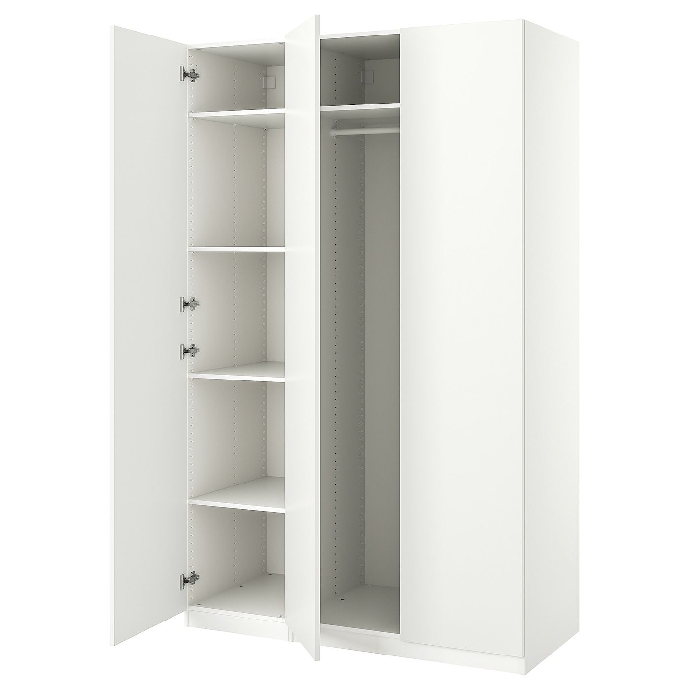 IKEA PAX / FORSAND kombinacja szafy, biały/biały, 150x60x236 cm
