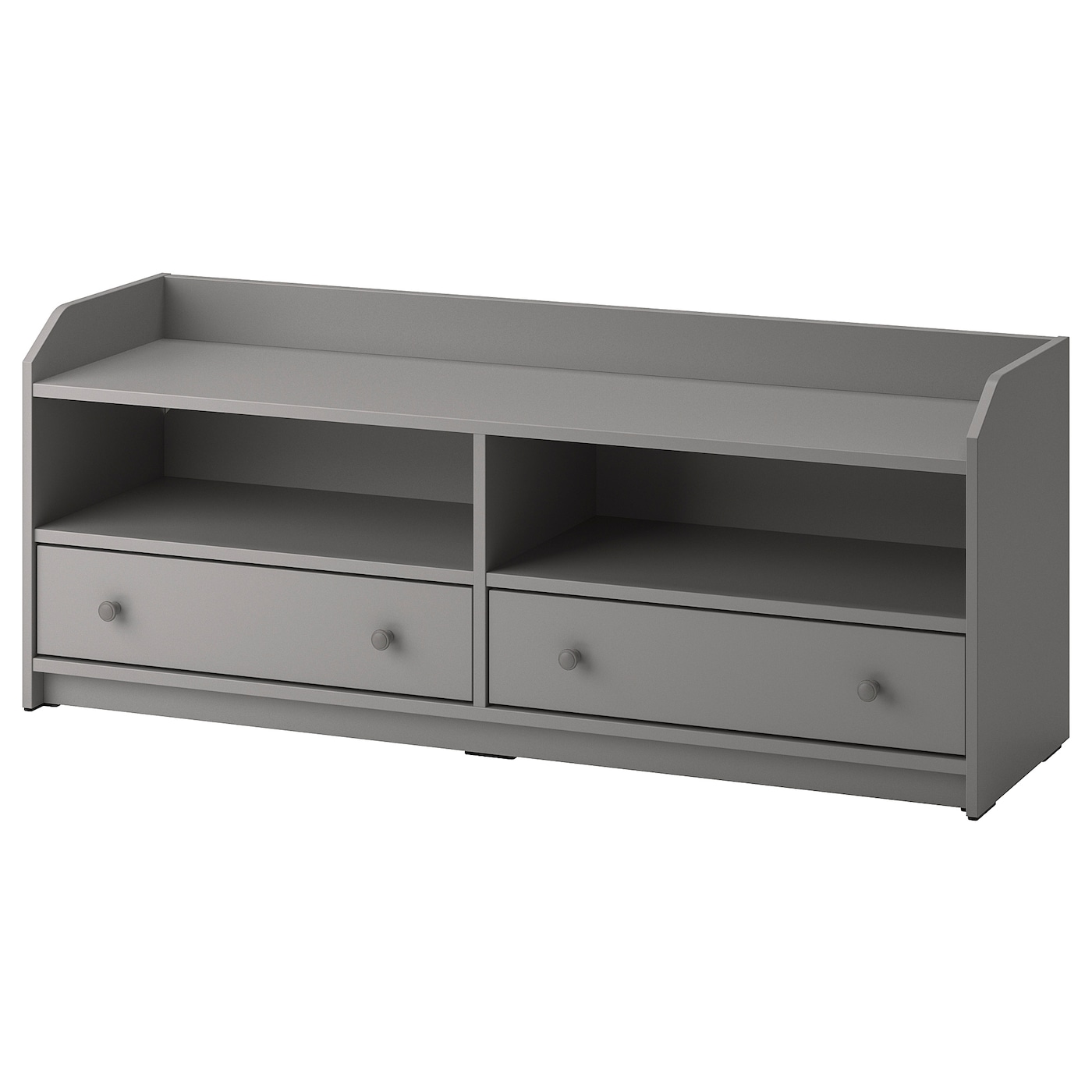 IKEA HAUGA szafka pod TV, szary, 138x36x54 cm