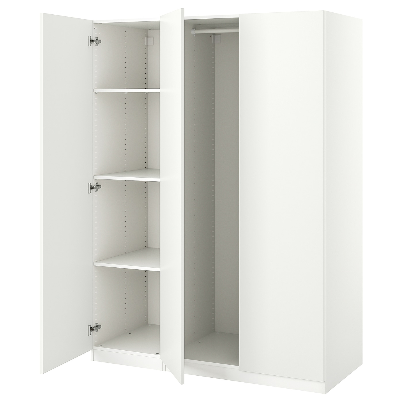 IKEA PAX / FORSAND kombinacja szafy, biały/biały, 150x60x201 cm