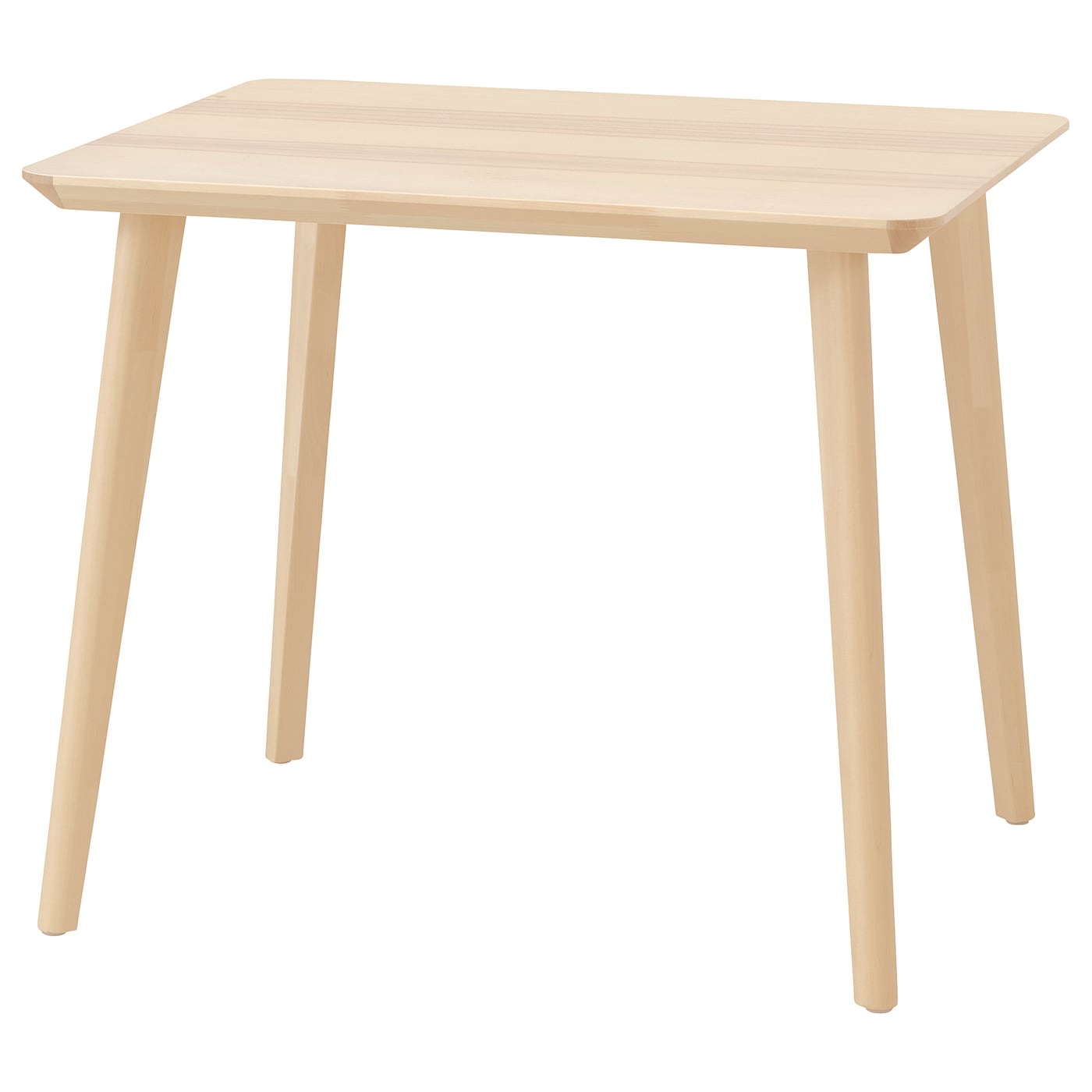 IKEA LISABO stół, okleina jesionowa, 88x78 cm