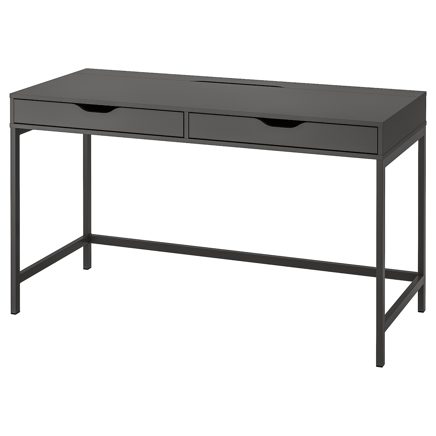 IKEA ALEX biurko, ciemnoszary, 132x58 cm