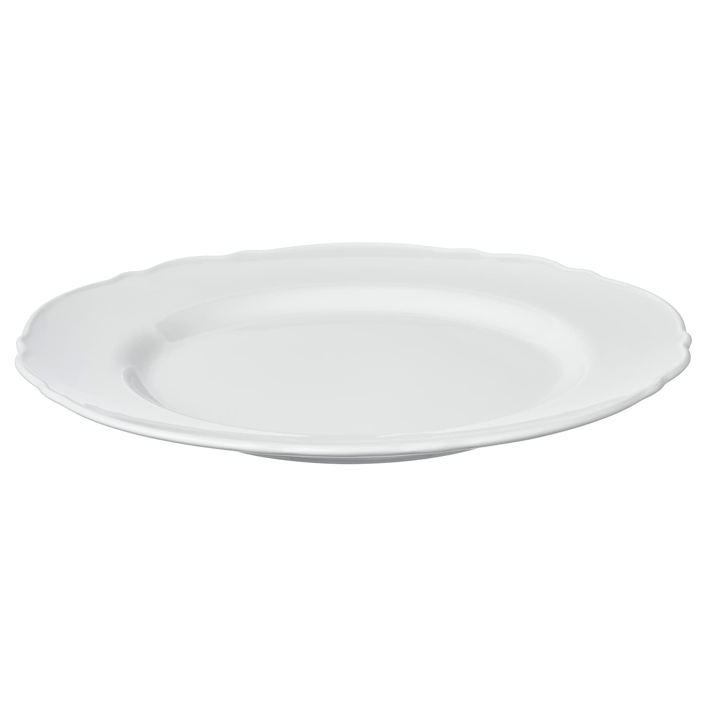 IKEA UPPLAGA talerz, biały, 28 cm