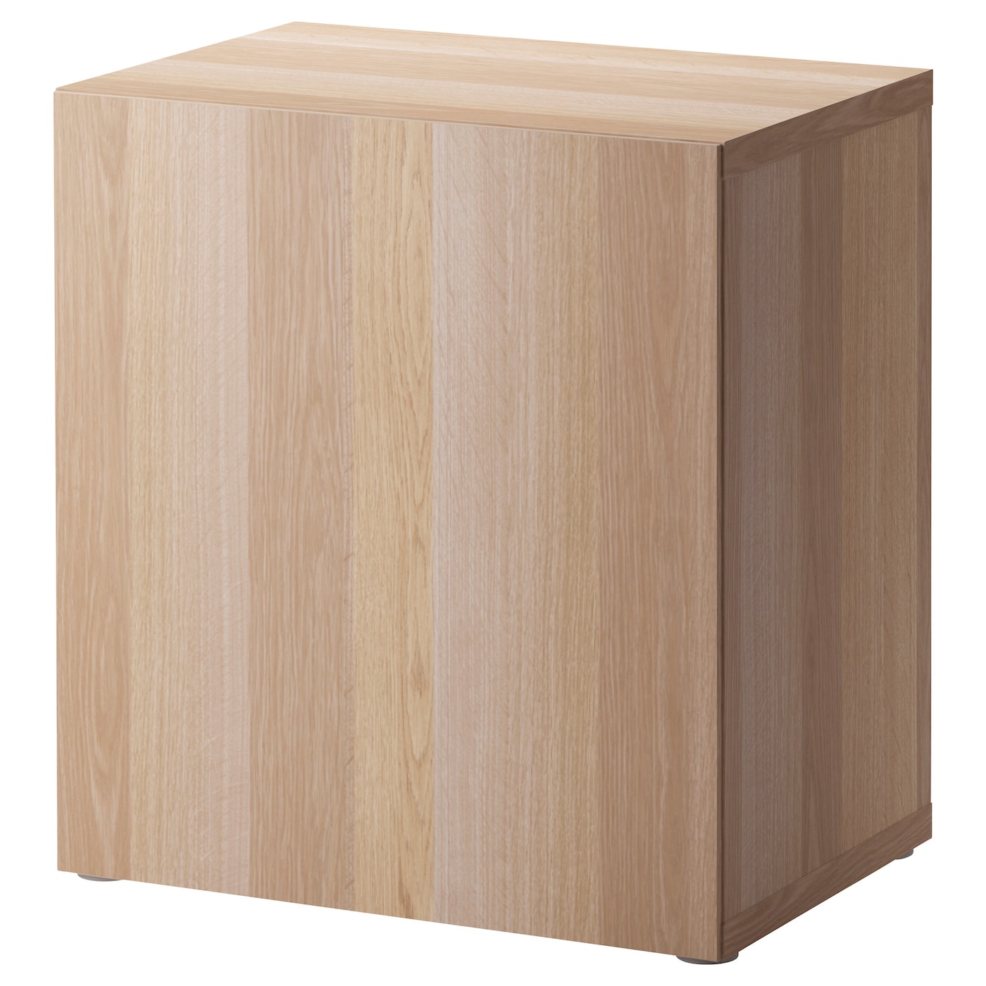 IKEA BESTÅ szafka z drzwiczkami, imitacja dębu bejcowanego na biało/Lappviken imitacja dębu bejcowanego na biało, 60x42x64 cm