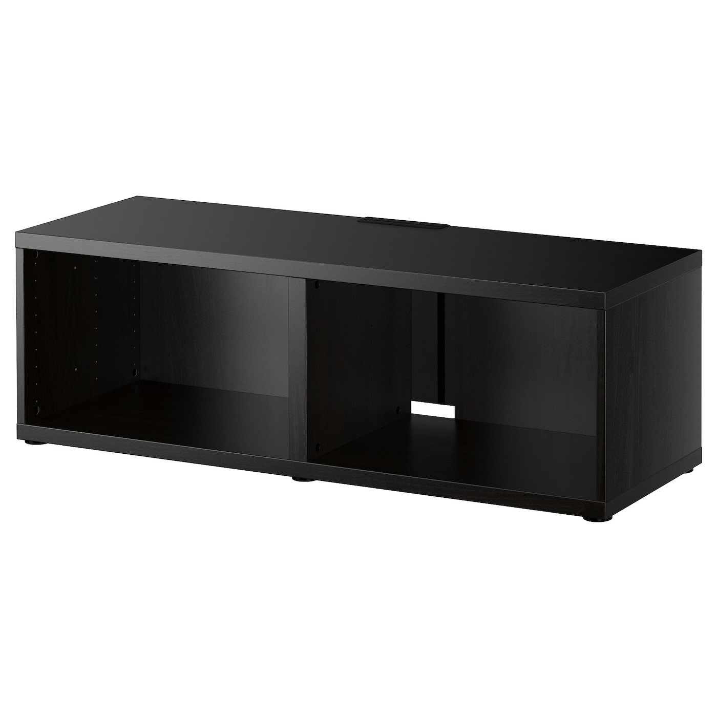 IKEA BESTÅ szafka pod TV, czarnybrąz, 120x40x38 cm