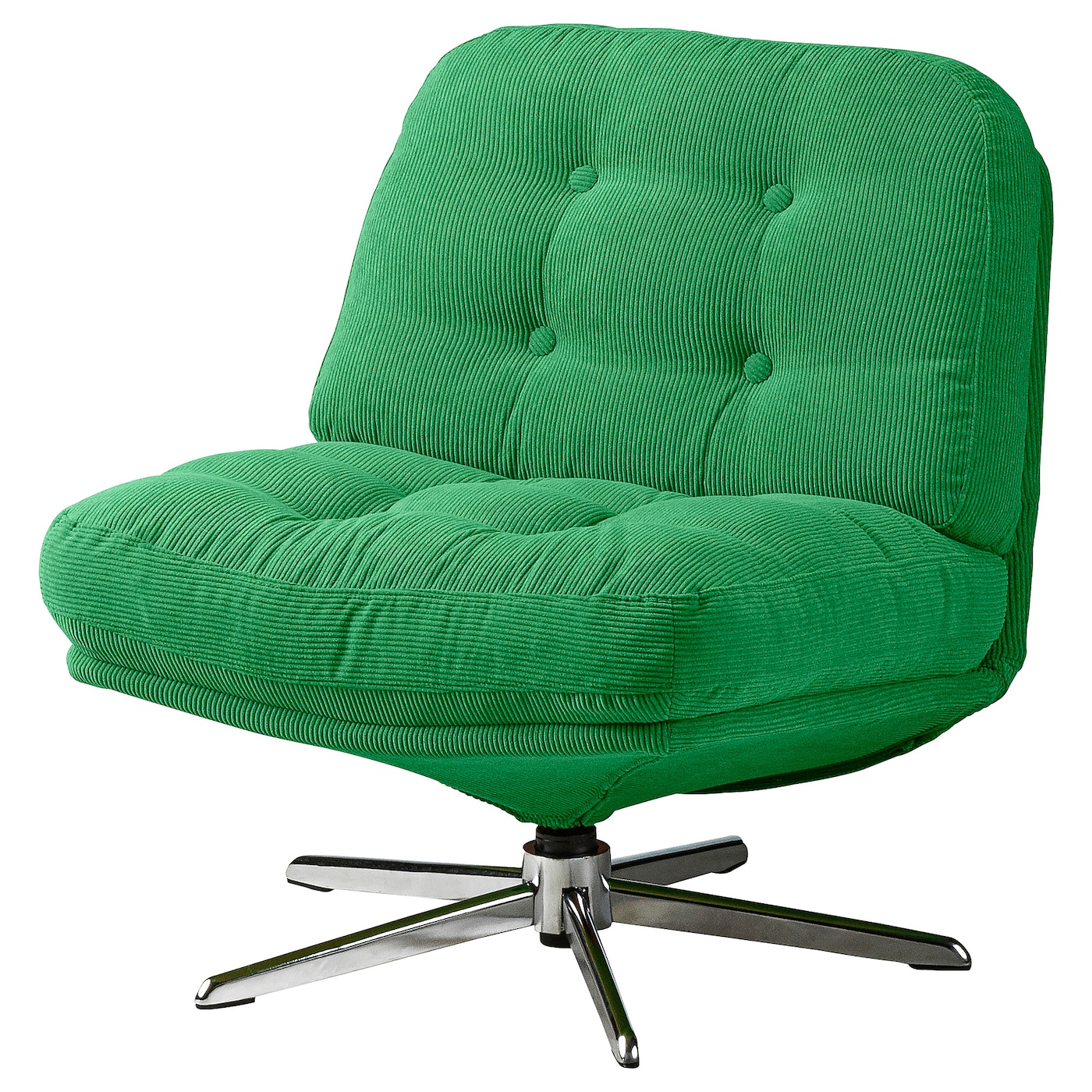 IKEA DYVLINGE krzesło obrotowe, Kelinge zielony, Głębokość: 75 cm