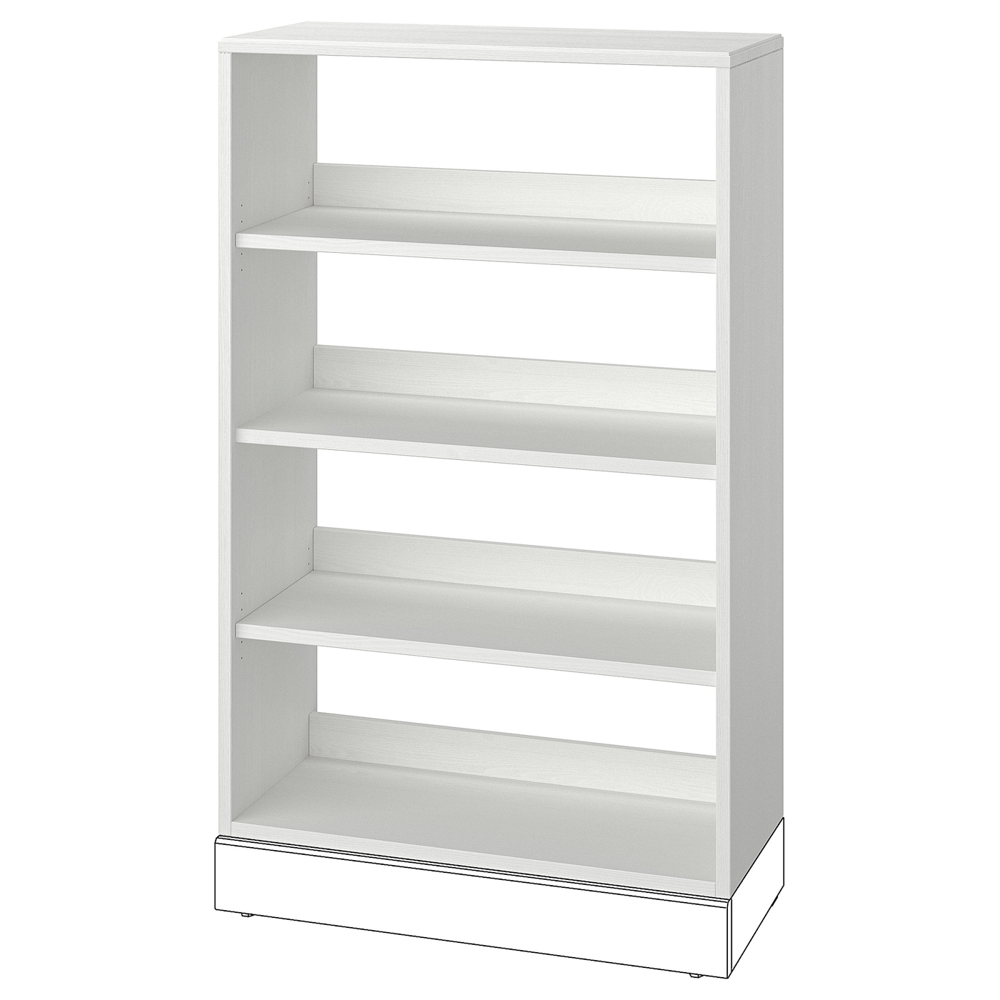 IKEA HAVSTA regał, biały, 81x35x123 cm
