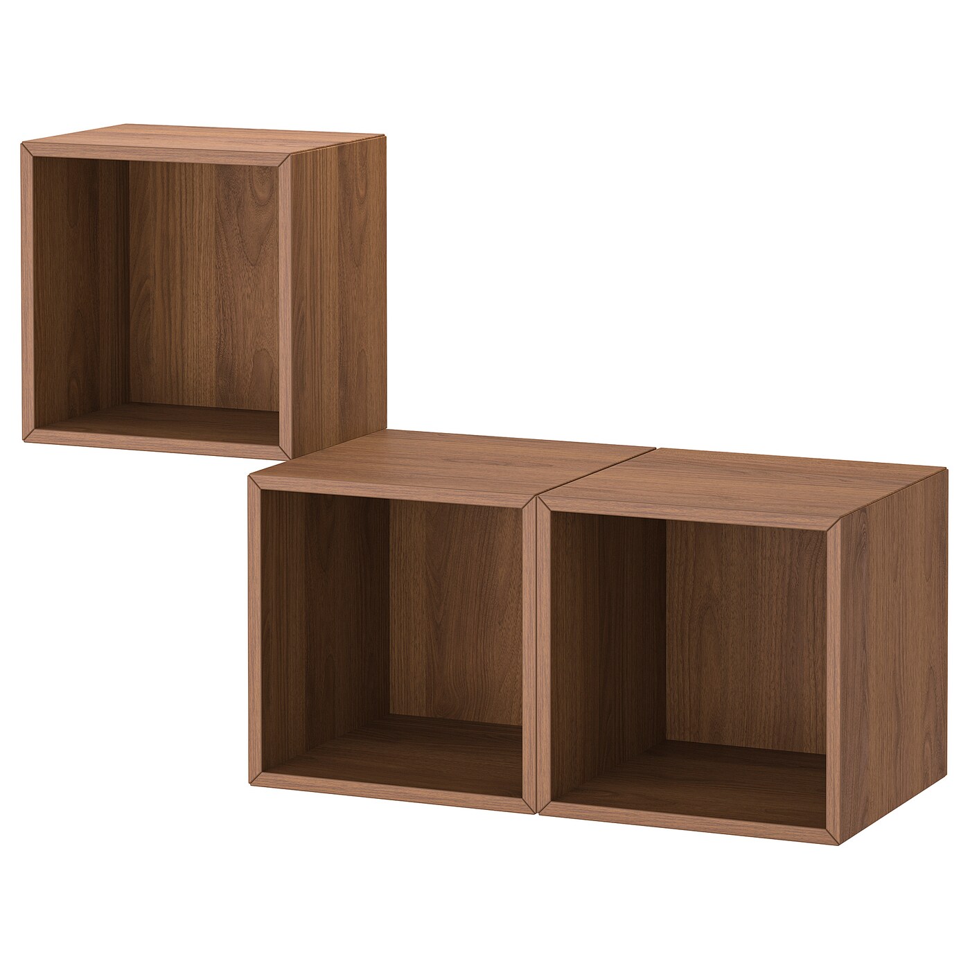 IKEA EKET kombinacja szafek ściennych, orzech, 105x35x70 cm