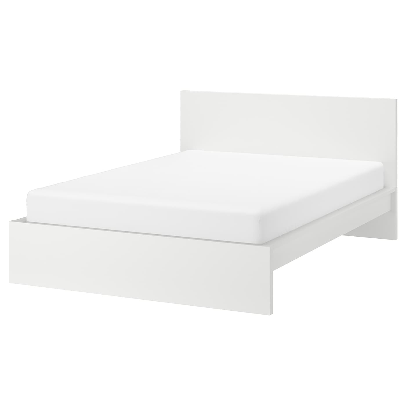 IKEA MALM rama łóżka, wysoka, biały, 180x200 cm
