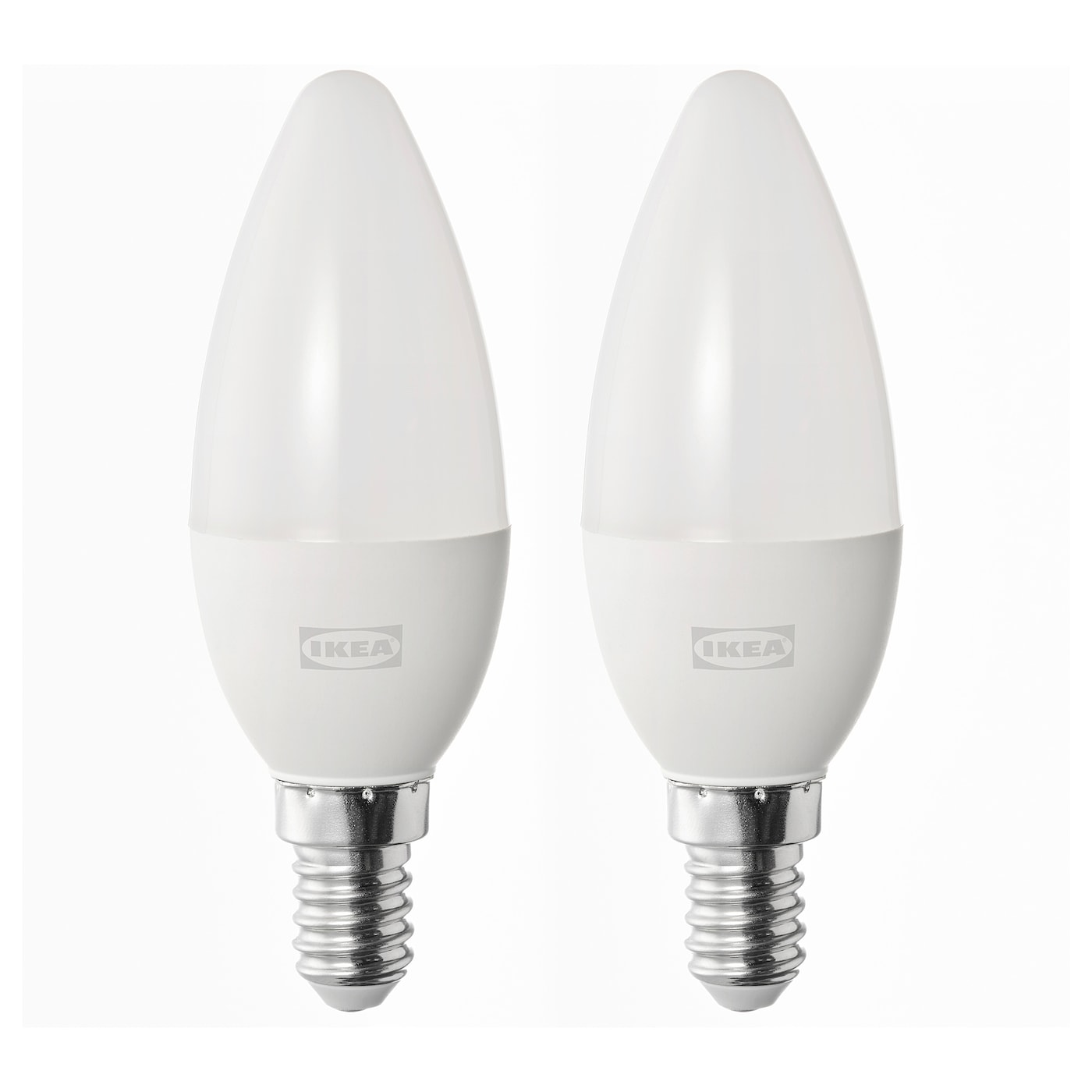 IKEA SOLHETTA Żarówka LED E14 470 lumenów, żyrandol/opalowa biel, Średnica: 35 mm