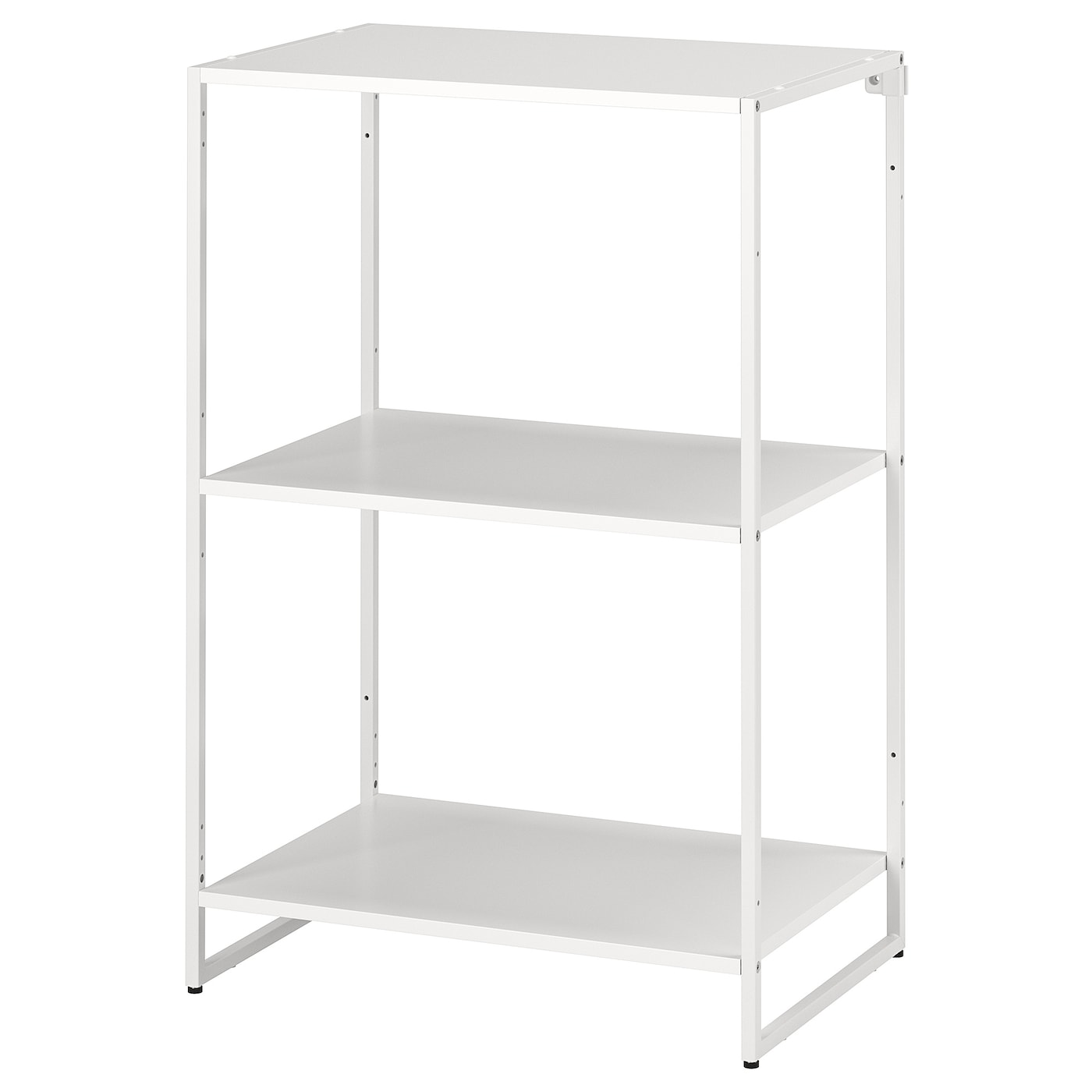 IKEA JOSTEIN regał, do wewnątrz/na zewnątrz/metal biały, 61x40x90 cm