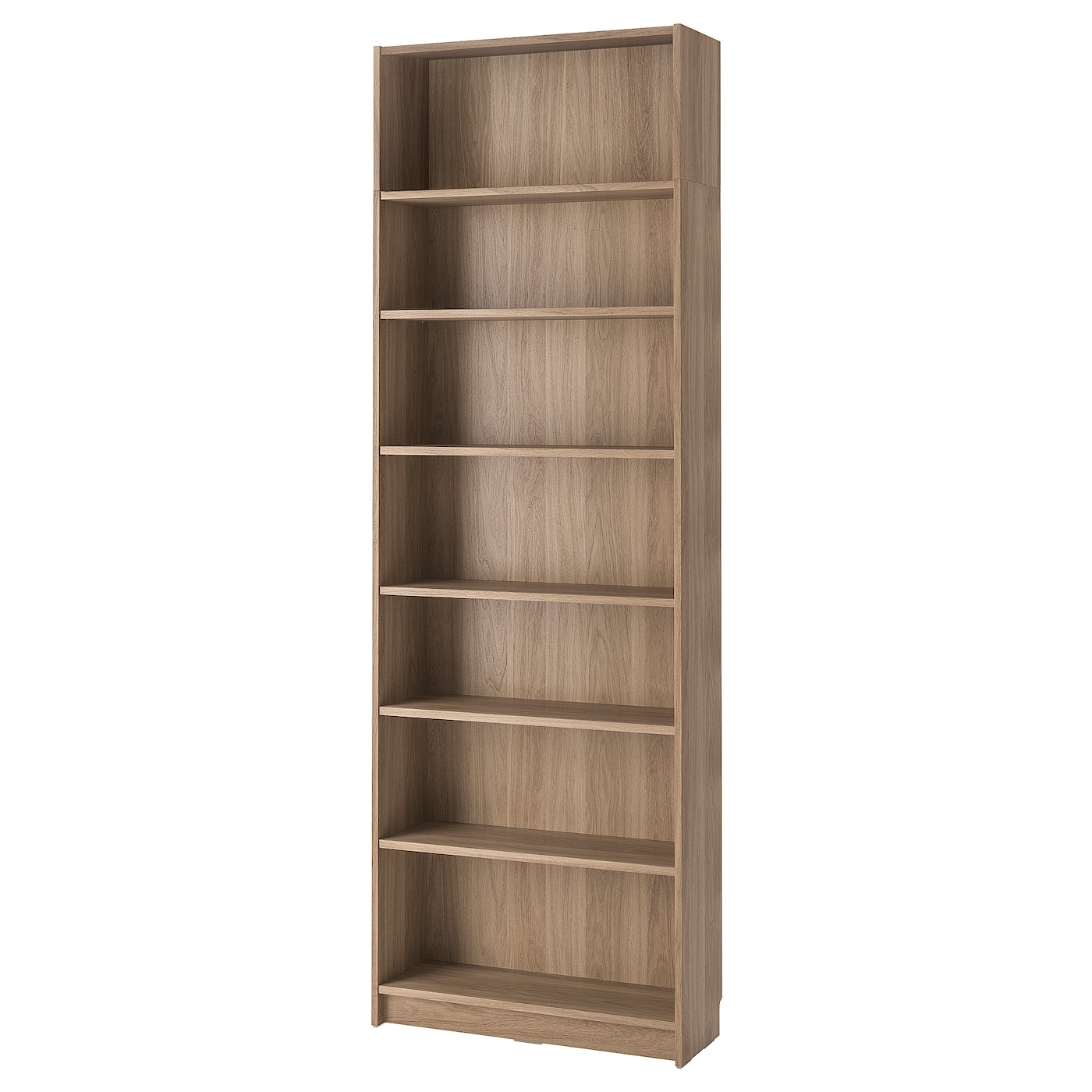IKEA BILLY regał z nadstawką, imit. dębu, 80x28x237 cm