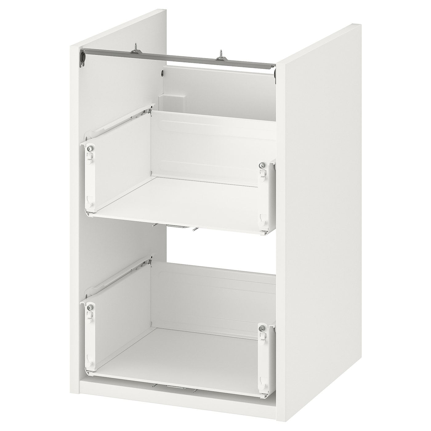 IKEA ENHET szafka umywalkowa z 2 szufladami, biały, 40x40x60 cm
