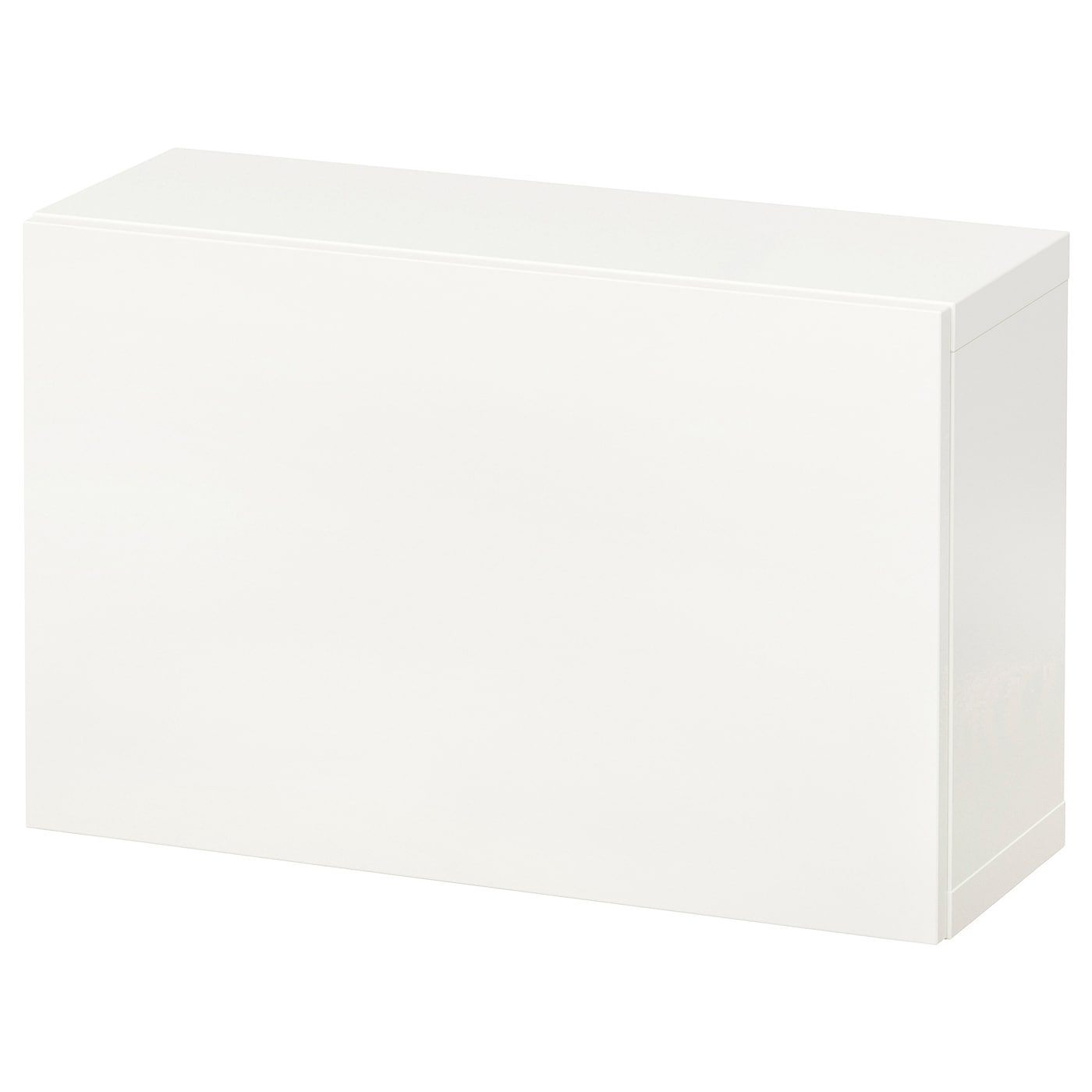 IKEA BESTÅ kombinacja szafek ściennych, biały/Lappviken biały, 60x22x38 cm