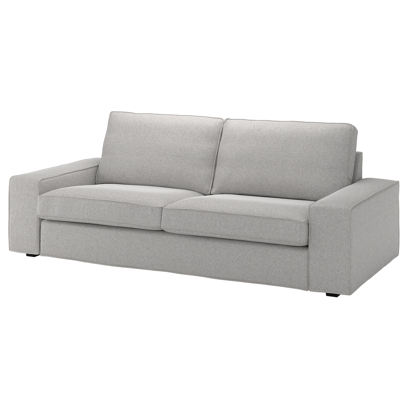 IKEA KIVIK sofa 3-osobowa, Tallmyra biały/czarny, Szerokość: 228 cm