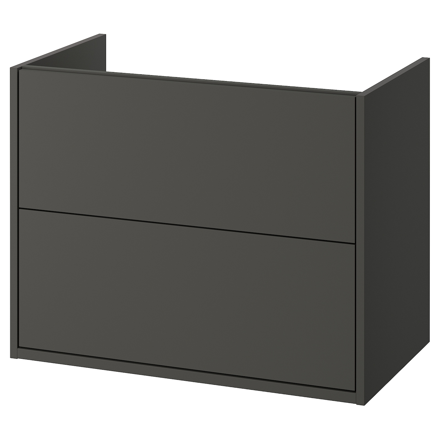 IKEA HAVBÄCK szafka umywalkowa z szufladami, ciemnoszary, 80x48x63 cm