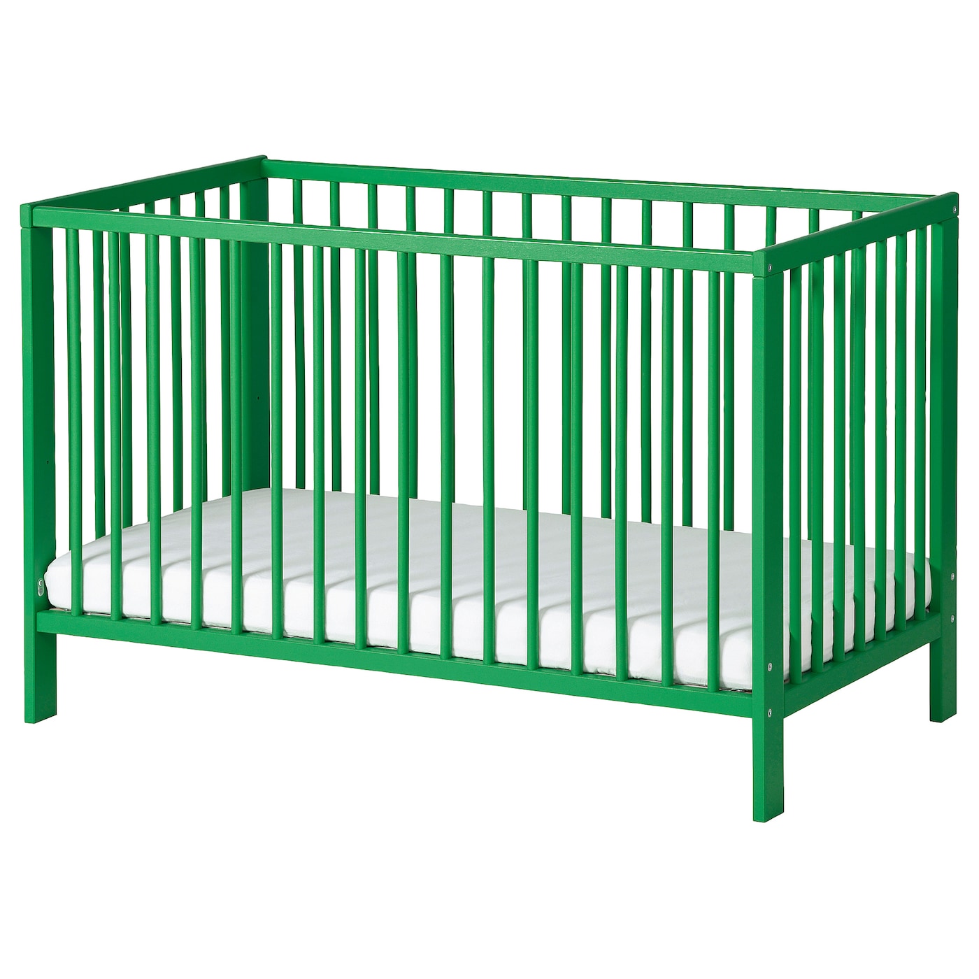 IKEA GULLIVER łóżko dziecięce, zielony, 60x120 cm