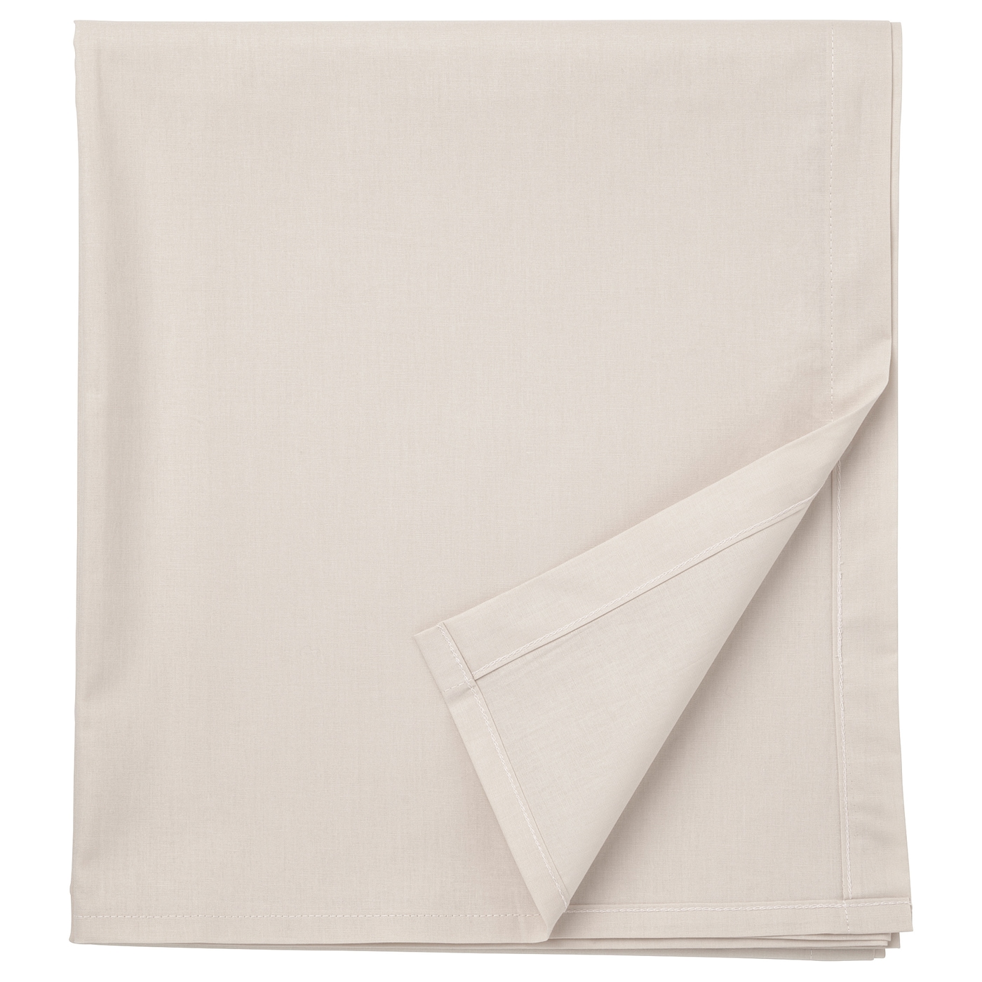 IKEA DVALA prześcieradło, beżowy, 240x260 cm