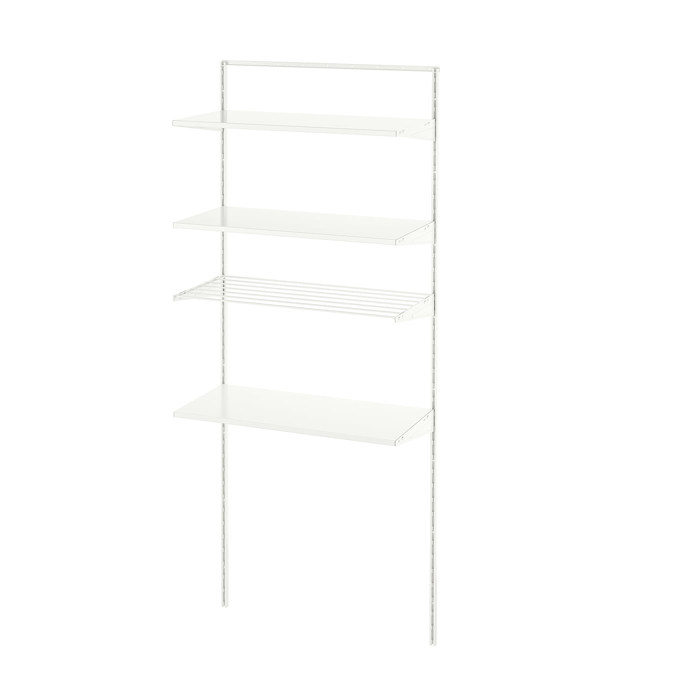 IKEA BOAXEL kombinacja do pralni, biały/metal, 82x40x201 cm