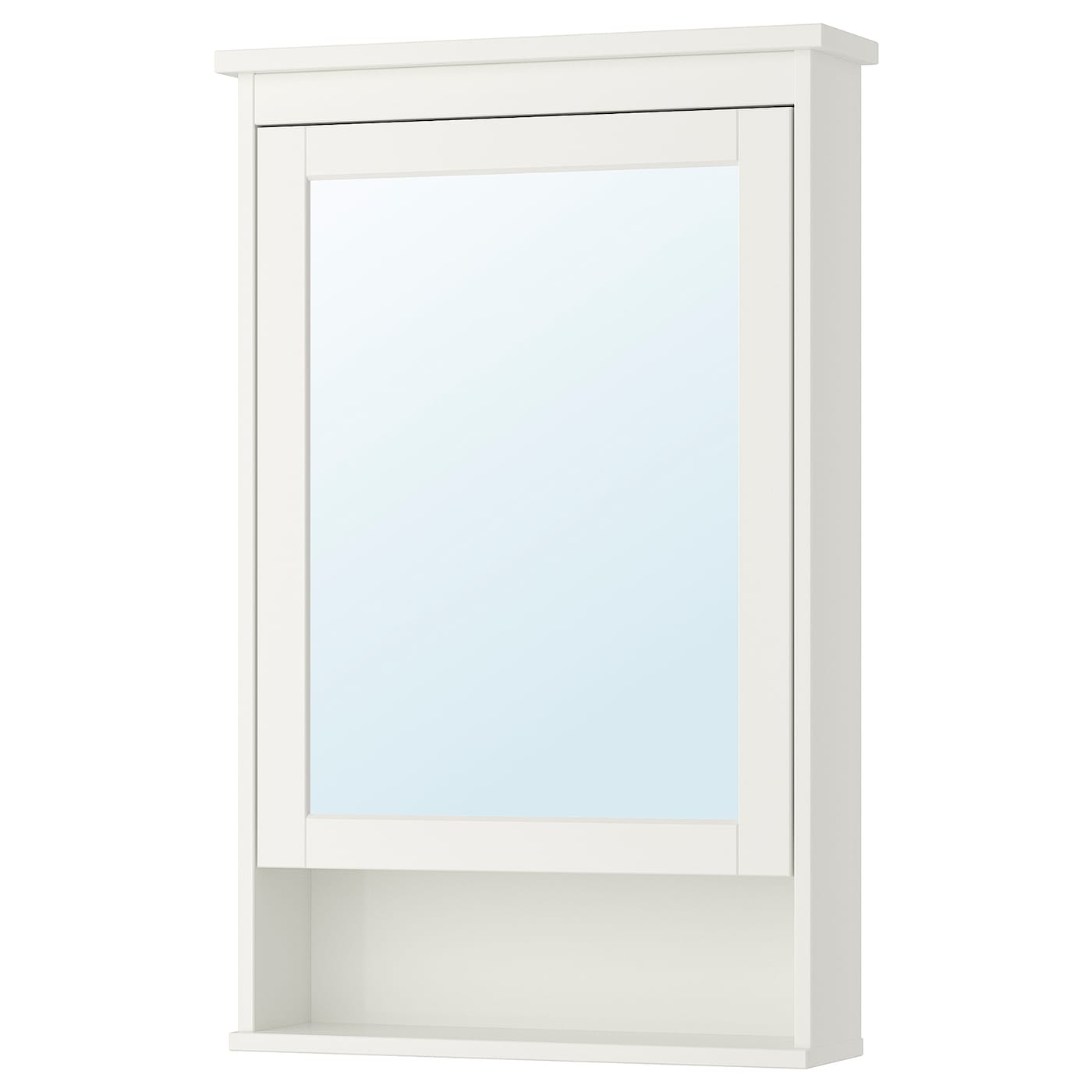 IKEA HEMNES szafka z lustrem i drzwiami, biały, 63x16x98 cm