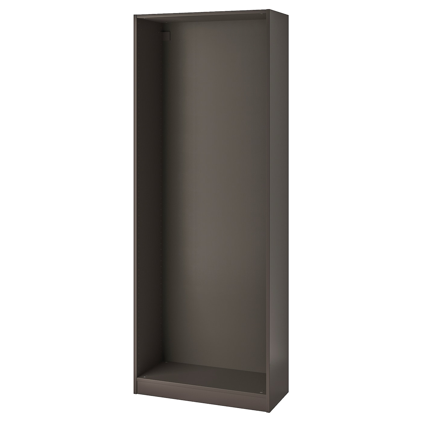 IKEA PAX obudowa szafy, ciemnoszary, 75x35x201 cm