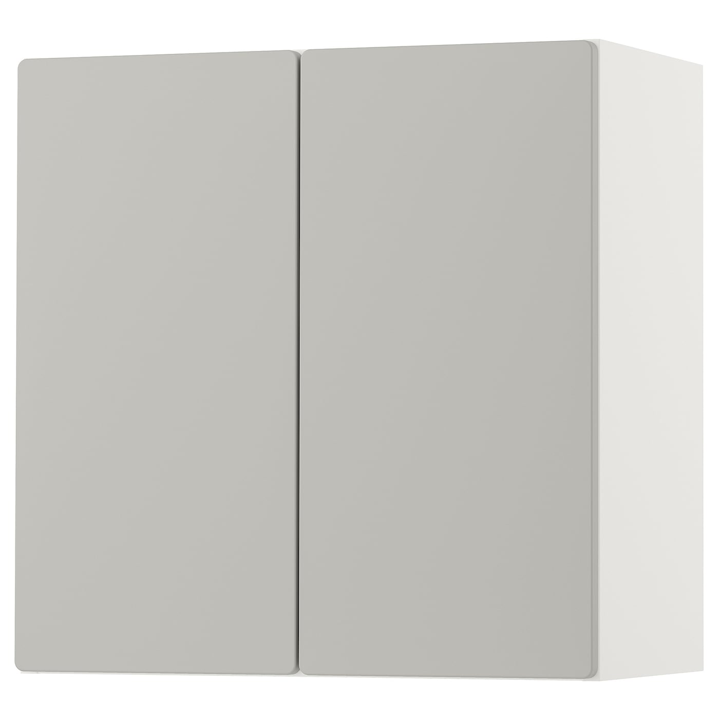 IKEA SMÅSTAD szafka ścienna, biały szary/z 1 półką, 60x32x60 cm