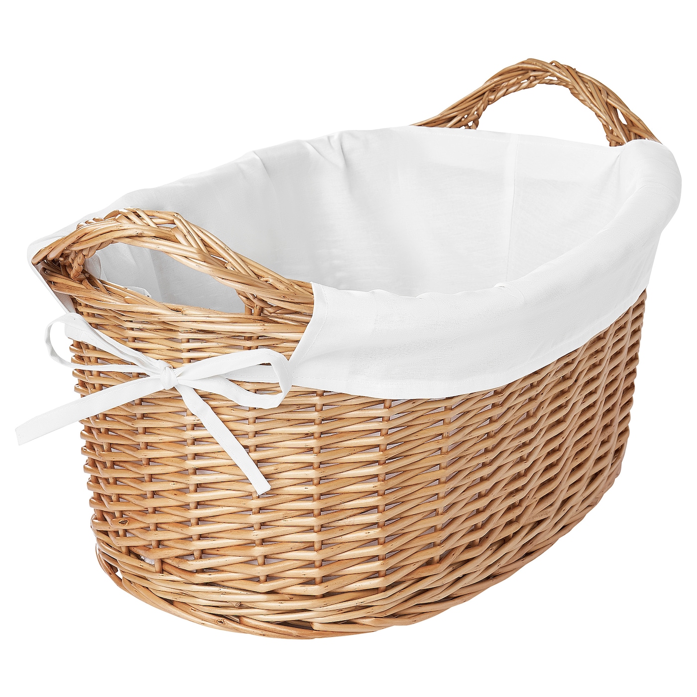 IKEA TOLKNING kosz na pranie, wykonano ręcznie wierzba, 40 l