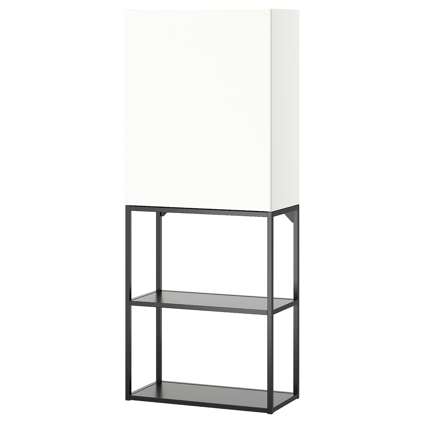 IKEA ENHET regał, antracyt/biały, 60x32x150 cm