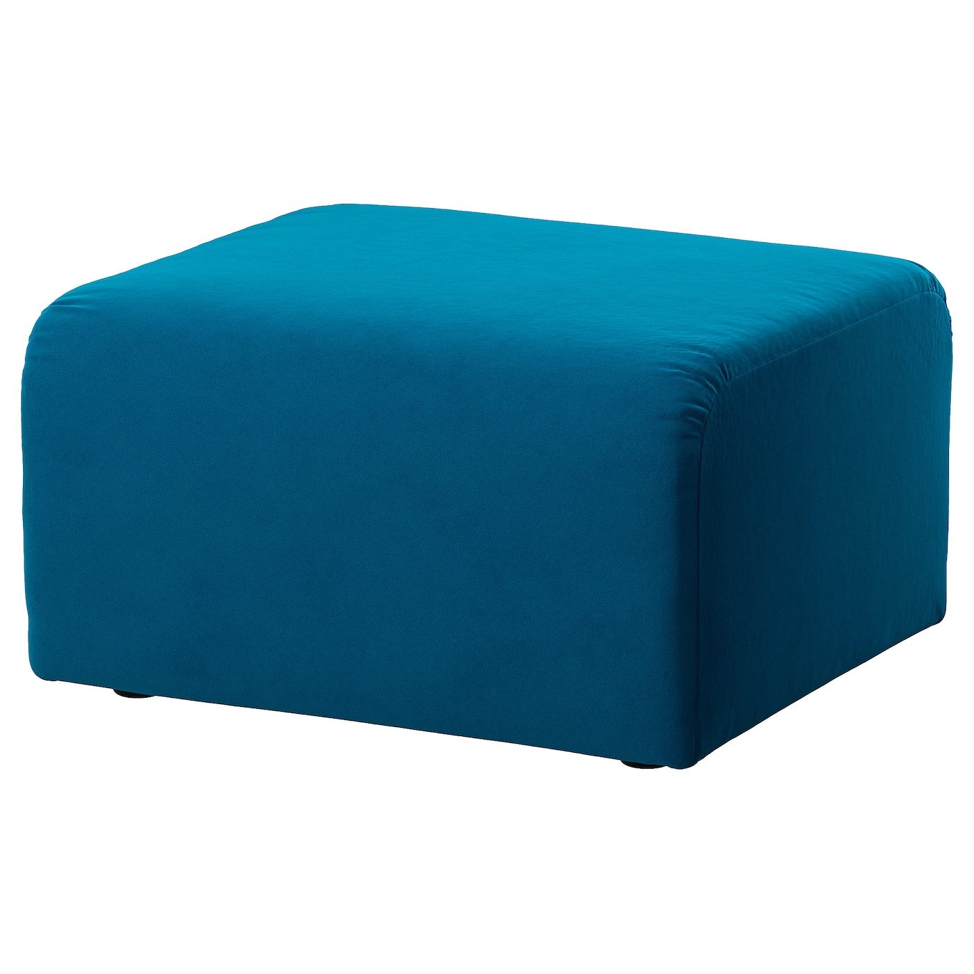 IKEA STOCKHOLM 2025 puf, Alhamn ciemnoturkusowy, Wysokość: 40 cm